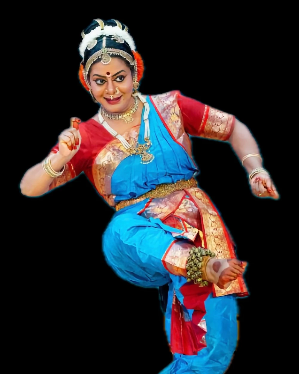 Rangapravesam performance — Dr. Arunima Mamidi on stage