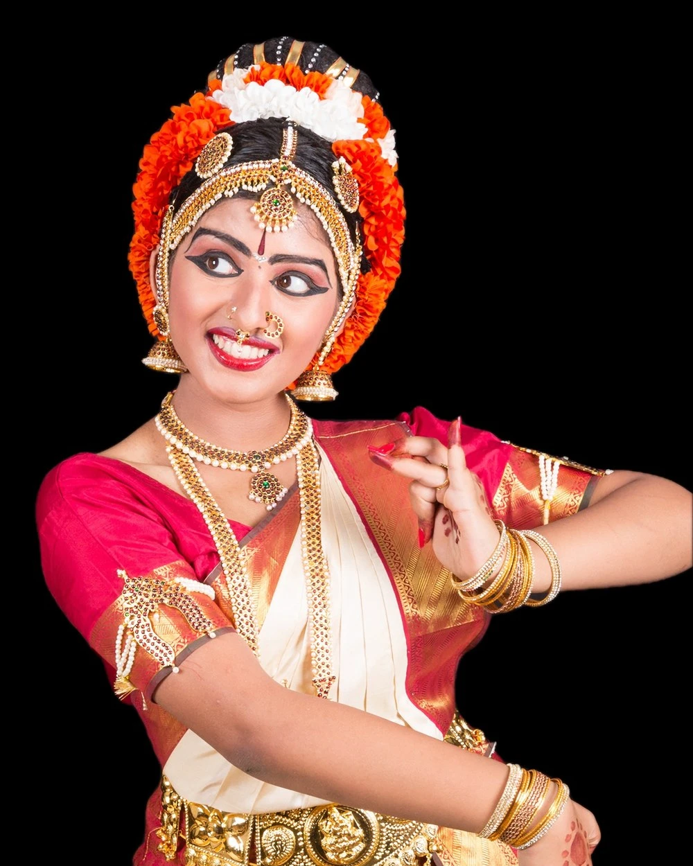 Rangapravesam ceremony portrait — Himaja