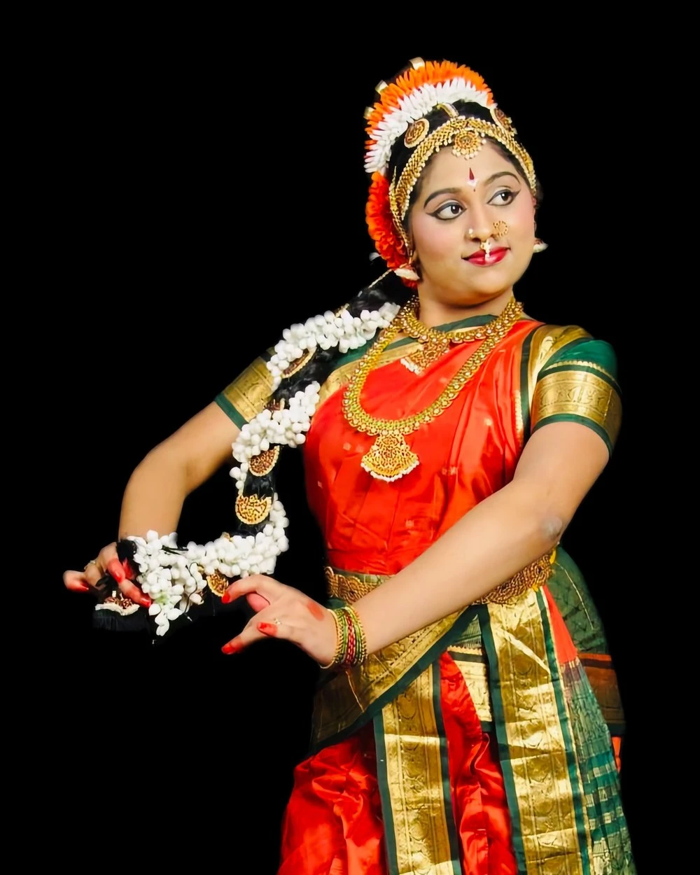 Rangapravesam ceremony portrait — Keerthana Setty