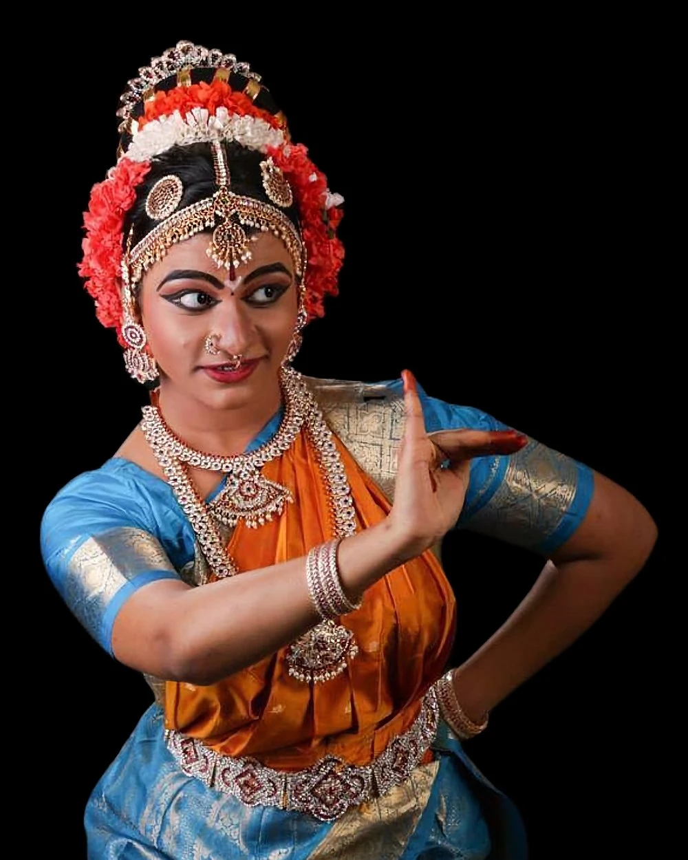 Rangapravesam ceremony portrait — Madhavi Challa
