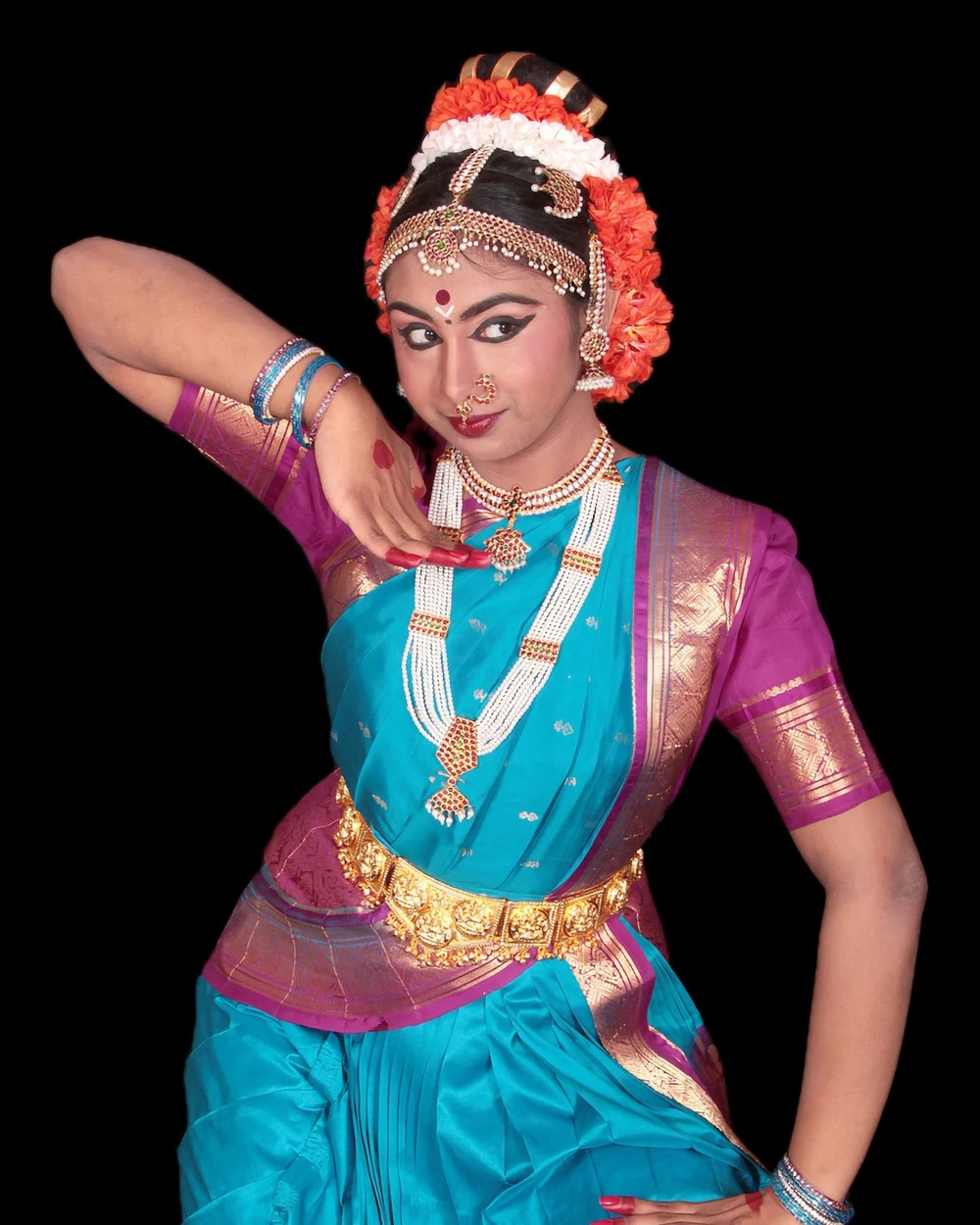 Rangapravesam ceremony portrait — Megana Reddy