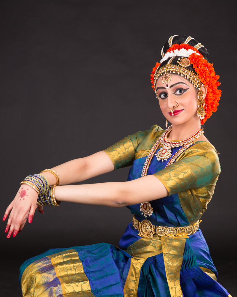 Rangapravesam ceremony portrait — Navya Jagarlamudi