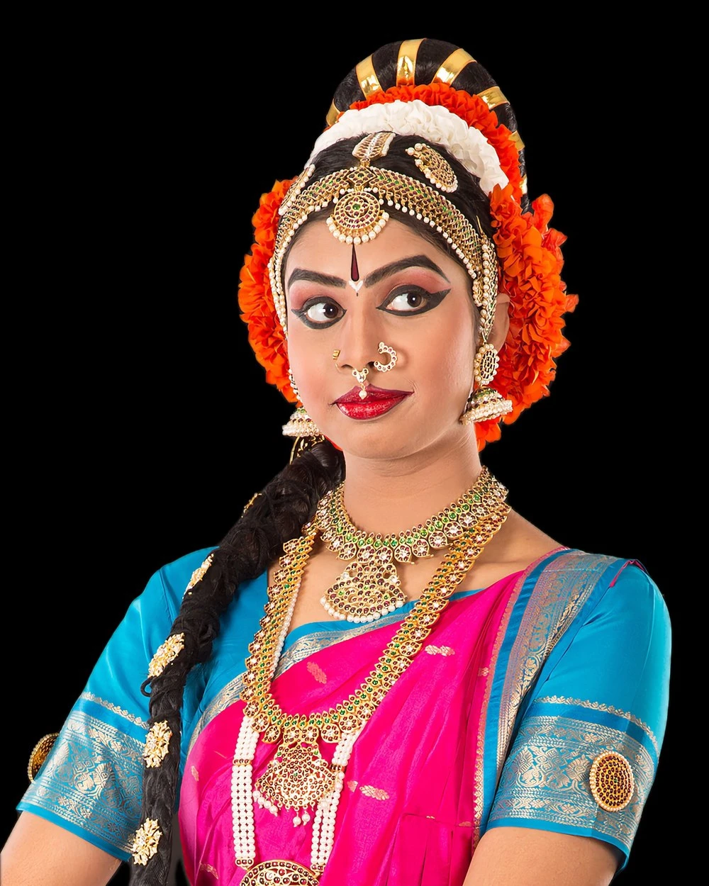 Rangapravesam ceremony portrait — Nikitha Dixith