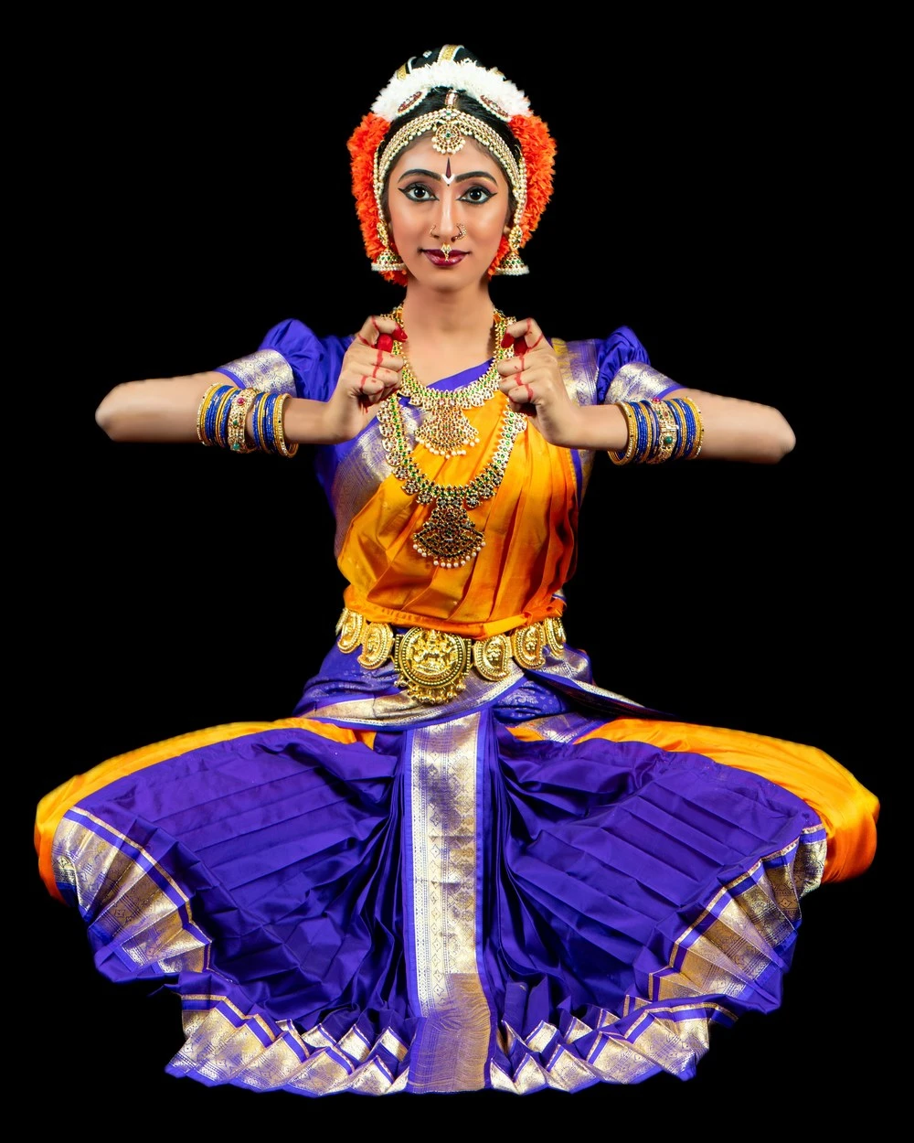 Rangapravesam ceremony portrait — Nitya Tadasina