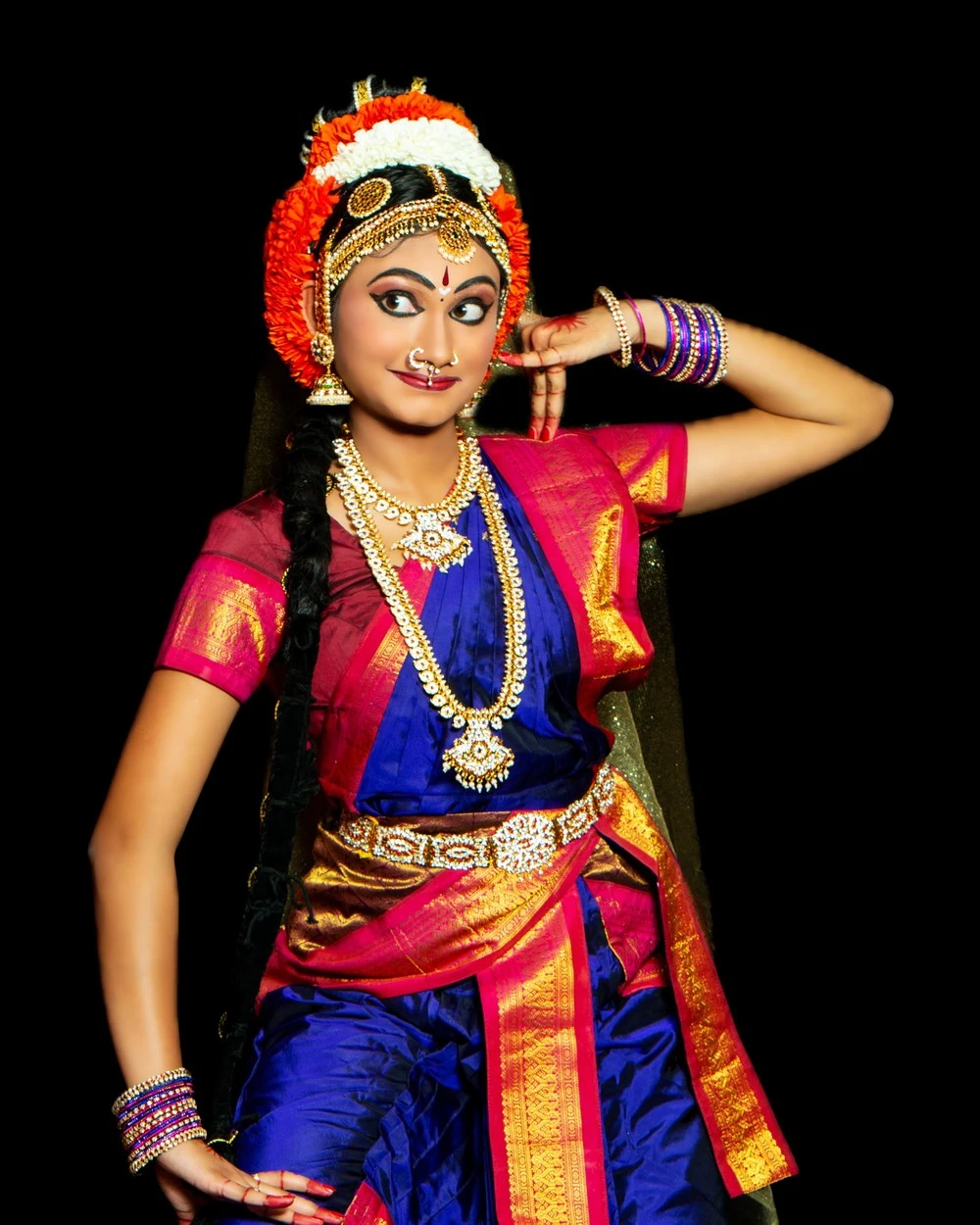 Rangapravesam ceremony portrait — Pooja Yerneni