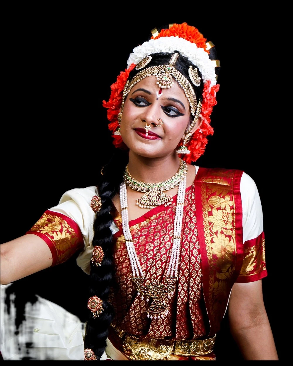 Rangapravesam ceremony portrait — Priyanka Tadepalli
