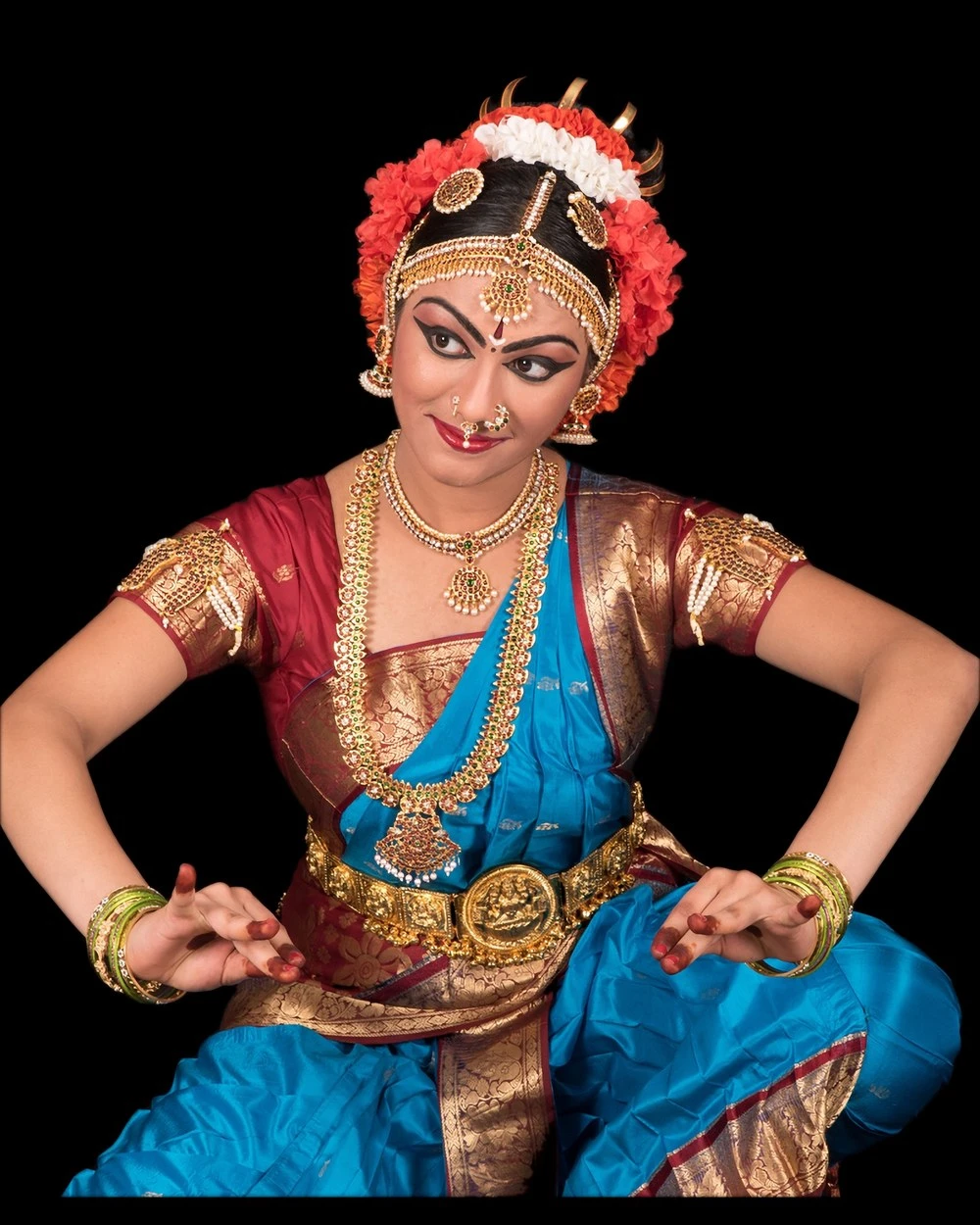 Rangapravesam ceremony portrait — Raaga Singireddy