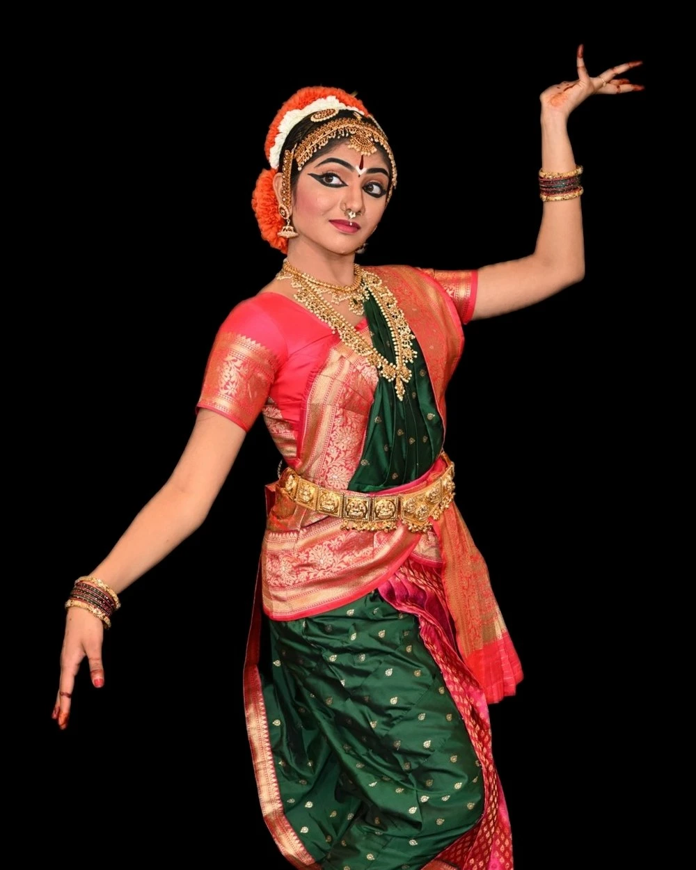Rangapravesam ceremony portrait — Sahasra Pabba