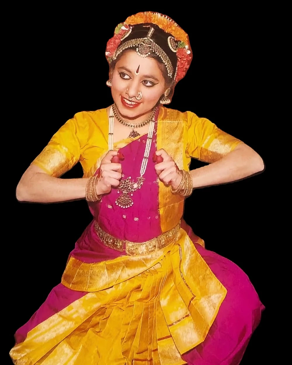 Rangapravesam ceremony portrait — Saniya Wagray