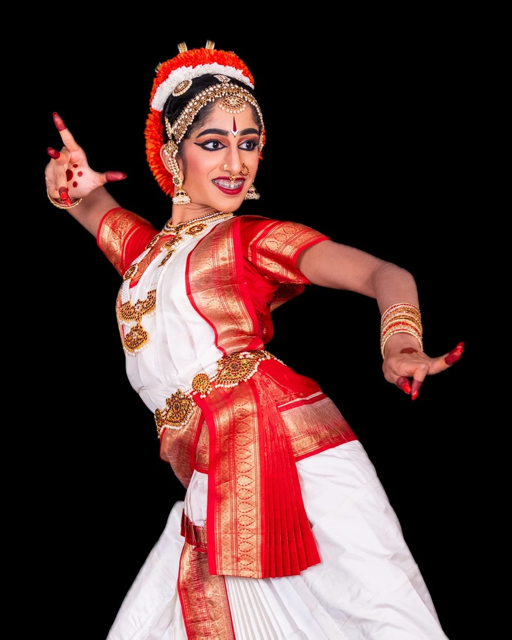 Rangapravesam ceremony portrait — Sravya Mandapati