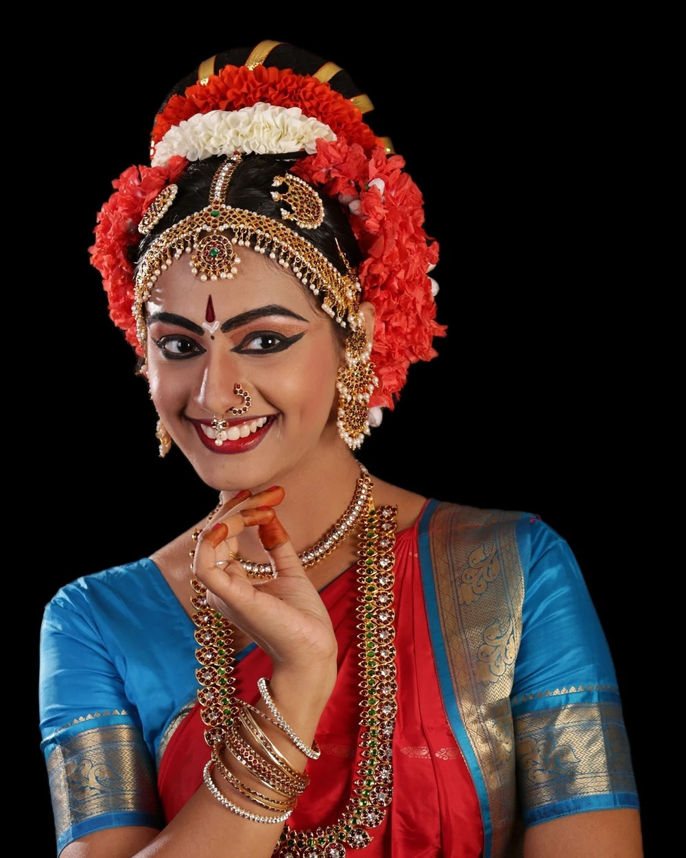 Rangapravesam ceremony portrait — Sree Sista Kulakarni