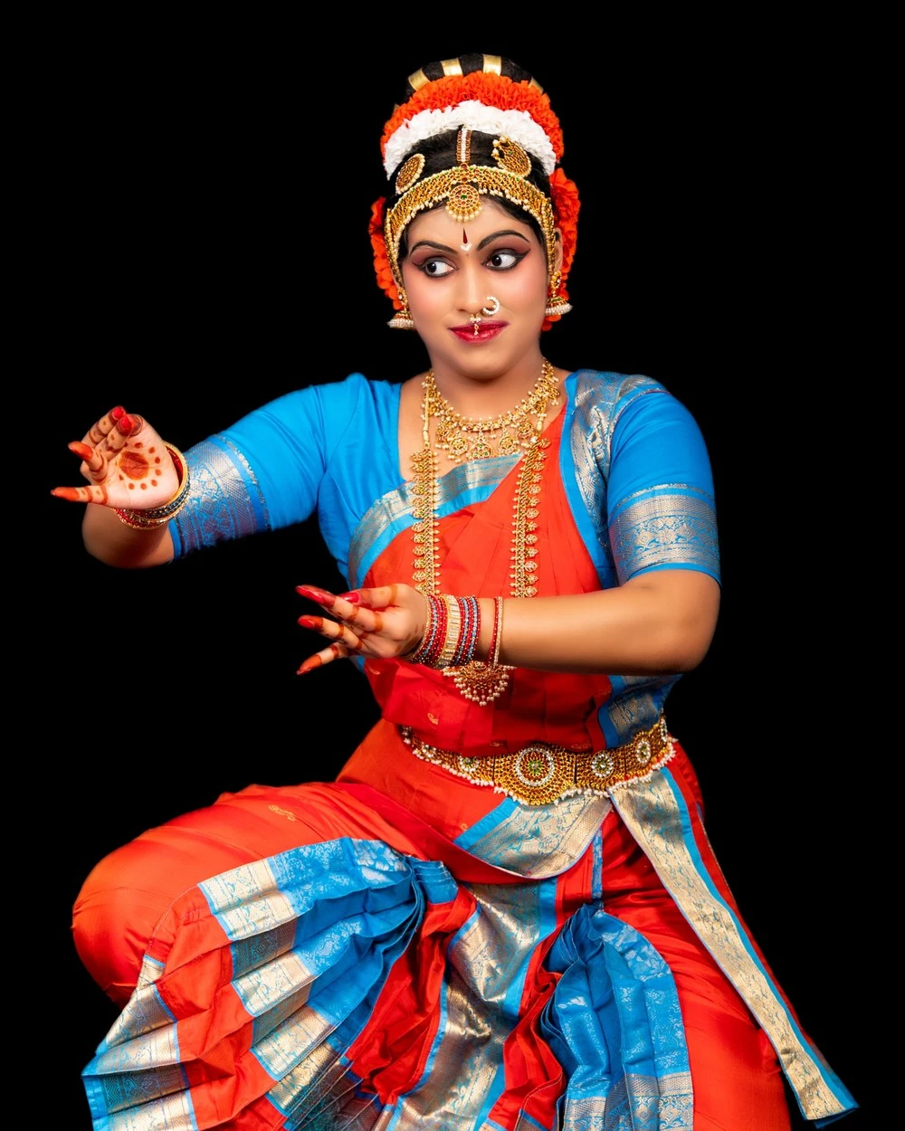Rangapravesam ceremony portrait — Veda Kandati